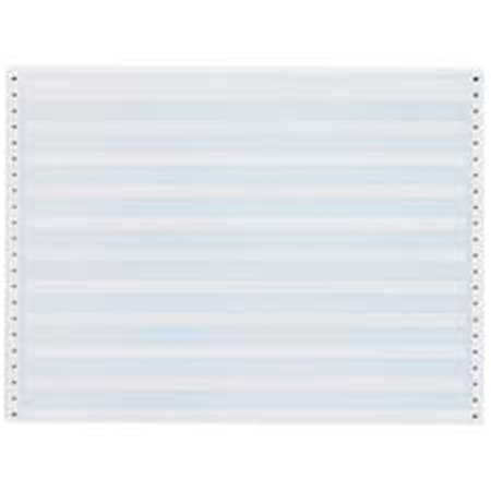 Pen2Paper Computer Paper- .50in. Blue Bar- 20 Lb- 14-.88in.x11in.- 2400-CT PE3185995